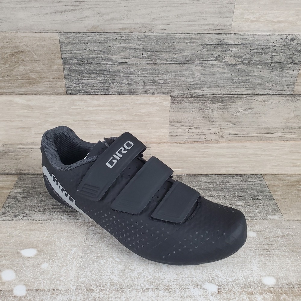 Giro Stylus Women Cycling Shoes Sz 6.5 Black Leather Round Toe Low Top Sneaker